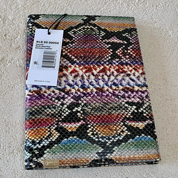 RARE♥️EMBER VERACRUZ PRISCILLA Satchel by BRAHMIN with matching JOURNAL+⭐️CHARM! - Picture 11 of 14